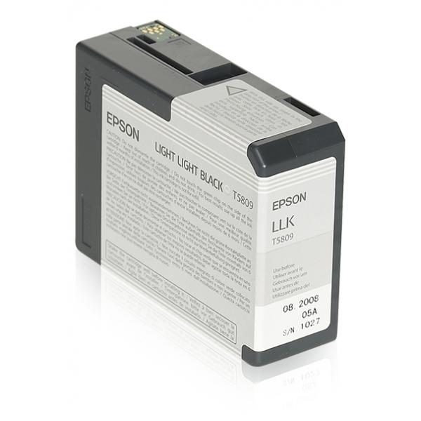 Epson Tanica Nero light-light (Epson T5809 - meget lys sort - origina)EpsonC13T580900