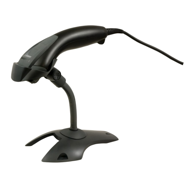 Honeywell Voyager 1200g Lettore di codici a barre portatile 1D Laser Nero (Voyager 1200g, USB kit: 1D, - black scanner, rigid - presentation stand, USB-A 3m coiled cable and docs Voyager 1200g, USB kit: 1D, - Warranty: 60M)Honeywell1200G-2USB-1