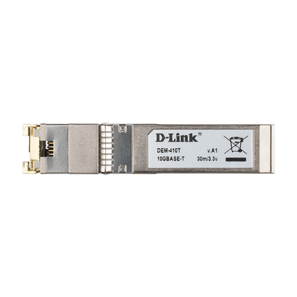 D-Link DEM-410T modulo del ricetrasmettitore di rete Rame 10000 Mbit/s SFP+ (D-Link DEM 410T - SFP+ transceiver mod)D-link0790069442353DEM-410T