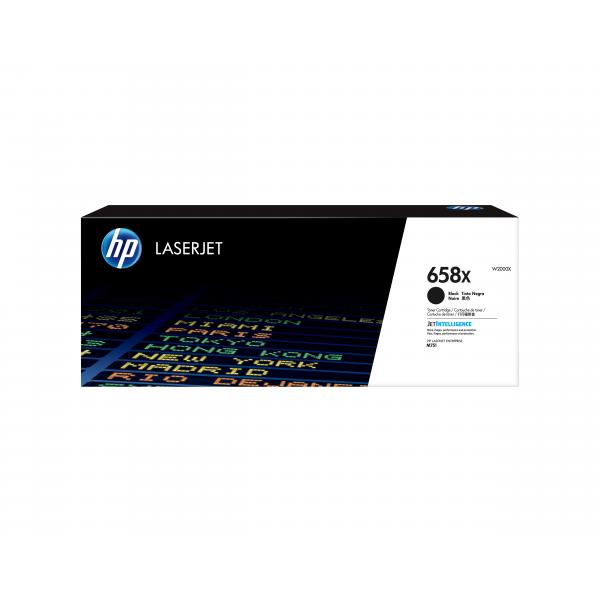 HP Cartuccia toner nero originale LaserJet 658X ad alta capacità (HP 658X BLACK LASERJET TONER CARTRID)HpW2000X