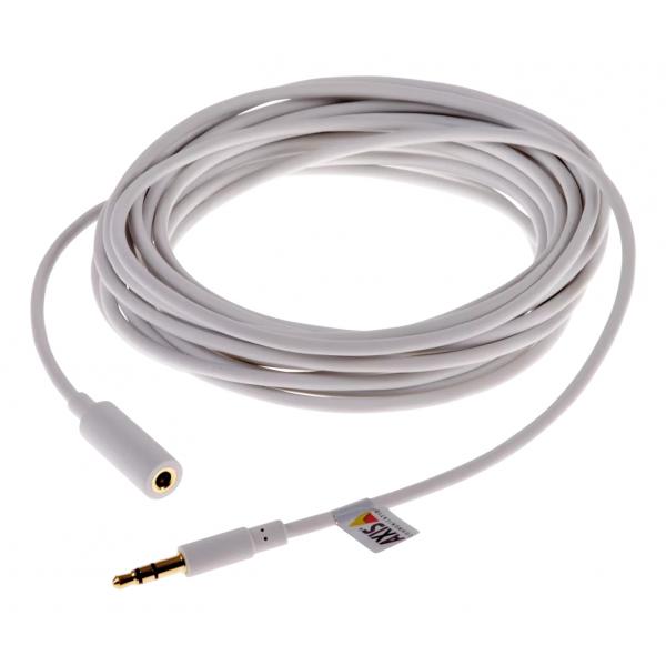 Axis 01589-001 cavo audio 5 m 3.5mm Bianco (AXIS AUDIO EXTENSION CABLE B 5M - .)Axis01589-001