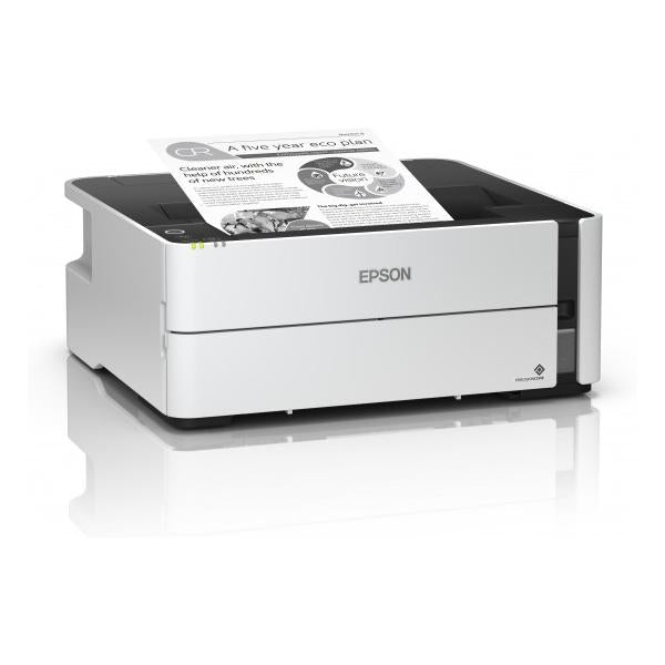 Epson EcoTank ET-M1180 stampante a getto d'inchiostro 1200 x 2400 DPI A4 Wi-Fi (Epson EcoTank ET-M1180 ET M1180 ETM1180 1180 - Printer - B/W - Duplex - ink-jet - refillable - A4/Legal - 1200 x 2400 dpi - up to 20 ppm - capacity: 250 sheets - USB 2.0,...