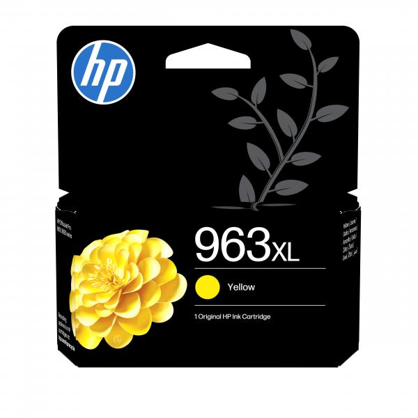 HP Cartuccia di inchiostro giallo originale 963XL ad alta capacità (OEM HP 963XL Yellow 1600 Pages Original Ink 3JA29AE)Hp3JA29AE