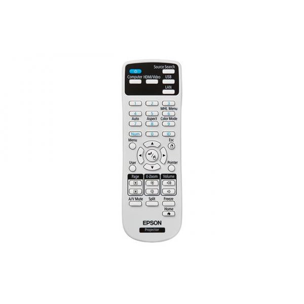 Epson 2181788 telecomando IR Wireless Proiettore Pulsanti (Remote Controller - 2181788, Projector, IR - Wireless, Press buttons, Black, White - Warranty: 3M)Epson57117839919392181788