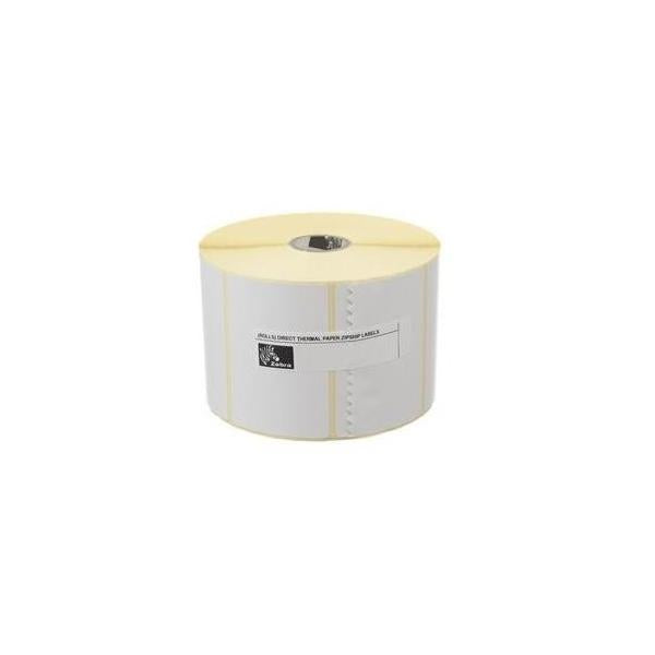 Zebra 3011447-T etichetta per stampante Bianco Etichetta per stampante autoadesiva (Z-PERF 1000D 45X25MM BOX OF 12 - UNCOATED PERM. ADH. 25MM CORE)Zebra85963750219073011447-T