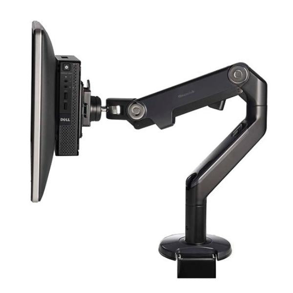 DELL MNT-DUL-MFF-D9 kit di fissaggio Nero (Dual VESA Mount Stand with - adaptor box for Micro Chassis - Customer Install - Warranty: 12M)DellMNT-DUL-MFF-D9