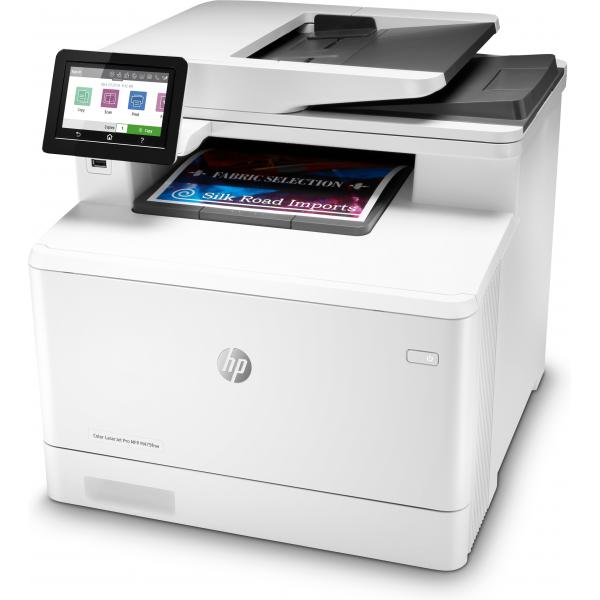 HP Color LaserJet Pro LaserJet Pro M479fnw Wireless Multifunction Colore Stampante, Fotocopiatrice, scanner (Color Laserjet Pro Mfp - M479Fnw, Print, Copy, Scan, - Fax, Email, Scan To Email/Pdf 50-Sheet Uncurled Adf - Warranty: 12M)HpW1A78A