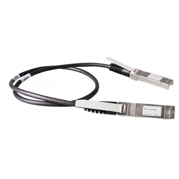 HPE X240 10G SFP+ 0.65m DAC cavo InfiniBand e in fibra ottica 0,65 m SFP+ Nero (N X240 10G SFP+ SFP+ 0.65m - **New Retail** - DAC Cable - Warranty: 12M)HpeJD095C