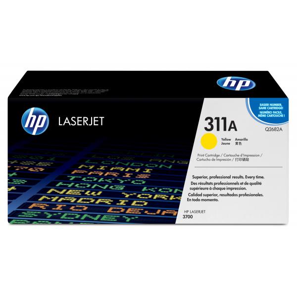 HP 311A Yellow Original LaserJet Toner Cartridge cartuccia toner 1 pz Originale Giallo (HP 311A - gul - original - LaserJet -)HpQ2682A