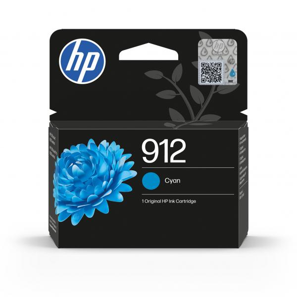 HP Cartuccia di inchiostro ciano originale 912 (HP 912 CYAN INK)Hp3YL77AE