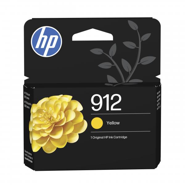 HP Cartuccia di inchiostro giallo originale 912 (OEM HP 912 Yellow Ink Cartridge 3YL79AE)Hp3YL79AE