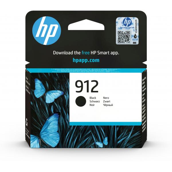 HP Cartuccia di inchiostro nero originale 912 (OEM HP 912 Black Ink Cartridge 3YL80AE)Hp3YL80AE