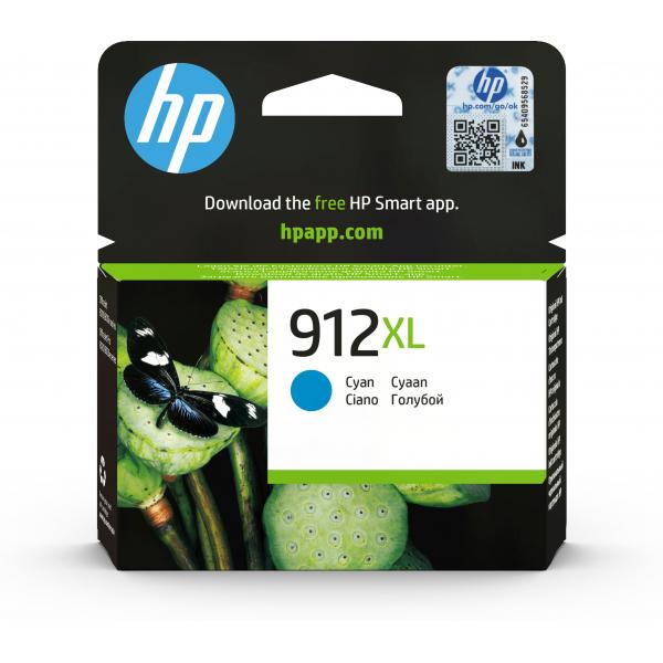 HP Cartuccia di inchiostro ciano originale 912XL ad alta capacità (Tinte HP 912XL / 3YL81AE Cyan)Hp3YL81AE