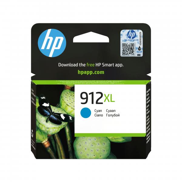 HP Cartuccia di inchiostro ciano originale 912XL ad alta capacità (Tinte HP 912XL / 3YL81AE Cyan)Hp3YL81AE