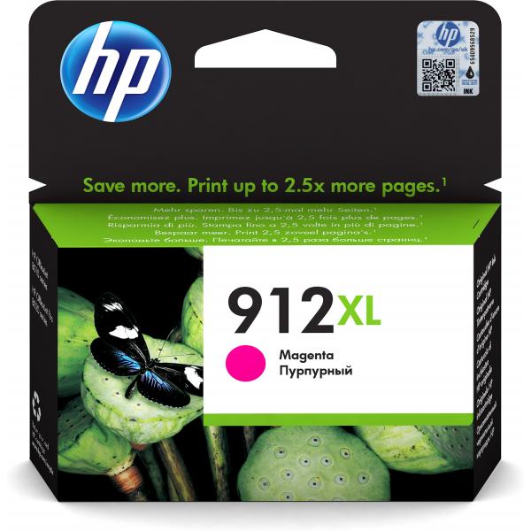 HP Cartuccia di inchiostro magenta originale 912XL ad alta capacità (Tinte HP 912XL / 3YL82AE Magenta)Hp3YL82AE
