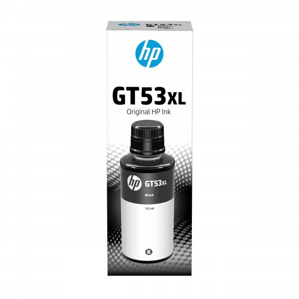HP Flacone di inchiostro nero originale GT53XL da 135 ml (HP GT53XL - h?j kapacitet - sort - ori)Hp01925452706561VV21AE