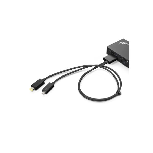 Lenovo 4X90U90616 adattatore grafico USB Nero (ThinkPad Thunderbolt3 WS Cable - **New Retail** - Warranty: 12M)Lenovo01933862873534X90U90616