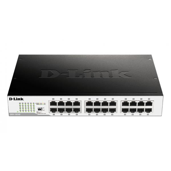 D-Link DGS-1024D Non gestito (D-Link DGS 1024D - Switch - unmanaged - 24 x 10/100/1000 - desktop, montabile su rack)D-linkDGS-1024D