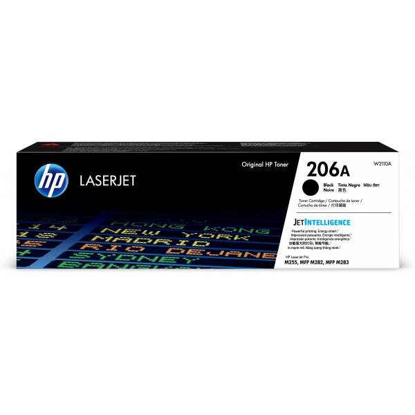 HP Cartuccia toner nero originale LaserJet 206A (206A Black Original LaserJet - Toner Cartridge - Warranty: 12M)HpW2110A