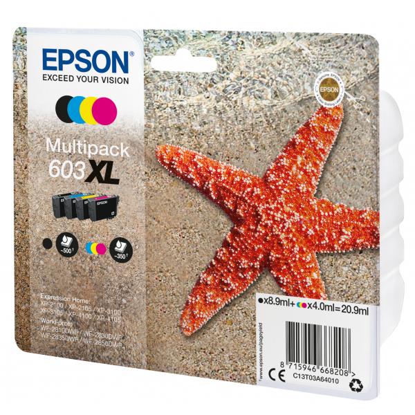 Epson Multipack 4-colours 603XL Ink (MULTIPACK 4-COLOURS 603XL INK - .)EpsonC13T03A64010