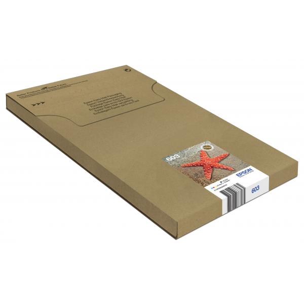 Epson Multipack 4-colours 603 EasyMail (EPSON STARFISH 603 MULTIPACK 4-COLOURS EASYMAIL INK)Epson8715946668482C13T03U64510
