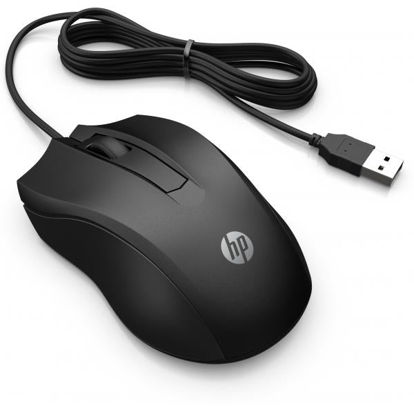 HP Mouse cablato 100 Wired (Wired Mouse 100 - Warranty: 12M)Hp6VY96AA