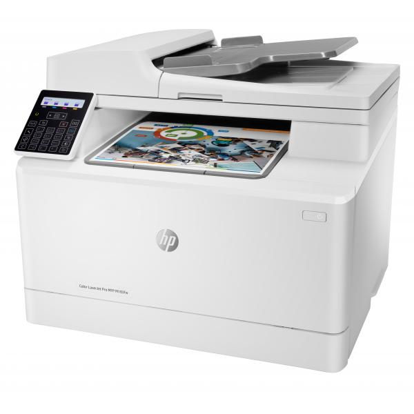 HP LaserJet Pro M183fw Wireless Multifunction Colore Stampante, Fotocopiatrice, scanner; Fronte/retro (Color Laserjet Pro Mfp - M183Fw, Print, Copy, Scan, - Fax, 35-Sheet Adf Energy Efficient Strong Security Dualband Wi-Fi - Warranty: 12M)Hp7KW56A