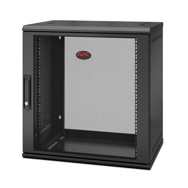 APC NetShelter WX 12U Single Hinged Wall-mount Enclosure 400mm Deep Da parete Nero (Netshelter Wx 12U Single - Hinged Wall-Mount Enclosure - 400Mm Deep Wall Mounted Rack Black - Warranty: 12M)Apc0731304402695AR112SH4
