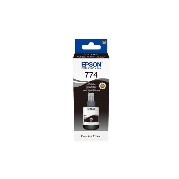 Epson Flacone di inchiostro a pigmenti Nero 774 EcoTank (Epson T7741 - sort - original - blkre)EpsonC13T77414A