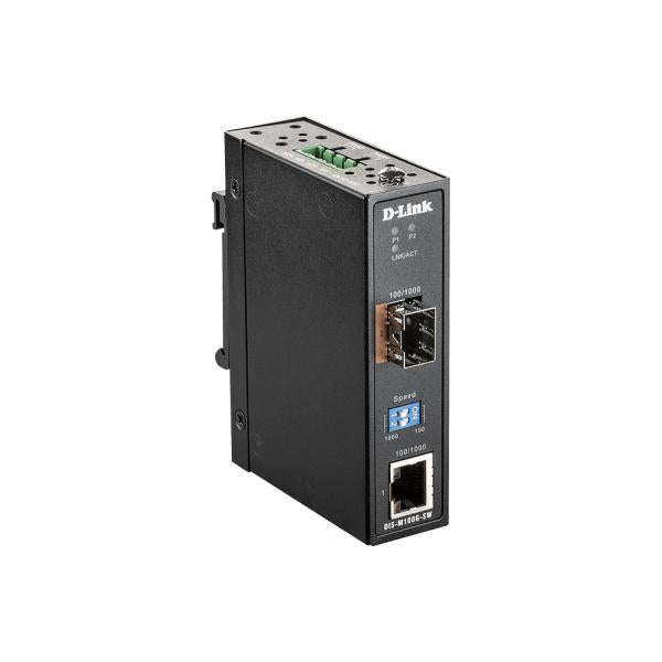 D-Link DIS-M100G-SW convertitore multimediale di rete 4000 Mbit/s Modalità multipla, Modalità singola Nero (D-Link)D-link0790069450020DIS-M100G-SW
