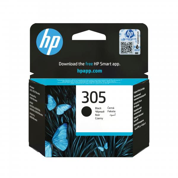 HP Cartuccia di inchiostro nero originale 305 (Tinte HP 305 / 3YM61AE Black)Hp3YM61AE