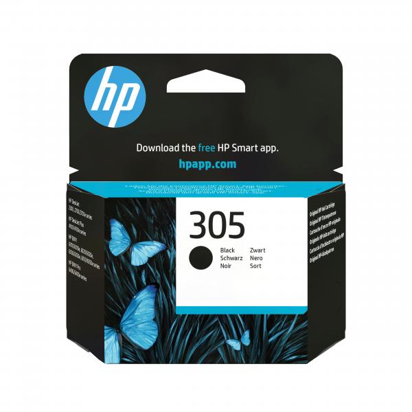 HP Cartuccia di inchiostro nero originale 305 (Tinte HP 305 / 3YM61AE Black)Hp3YM61AE