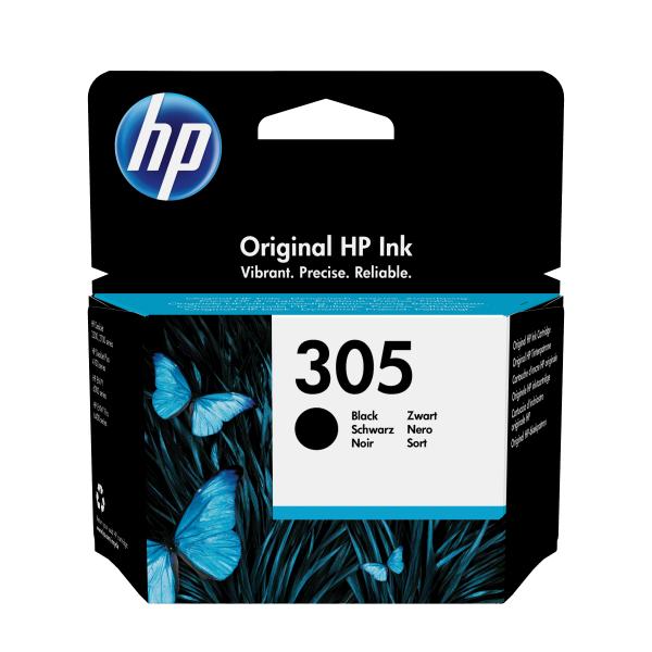 HP Cartuccia di inchiostro nero originale 305 (Tinte HP 305 / 3YM61AE Black)Hp3YM61AE