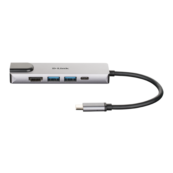 D-Link DUB-M520 replicatore di porte e docking station per laptop Cablato Thunderbolt 3 Alluminio (5-IN-1 USB-C HUB WITH HDMI - ETHERNET AND POWER DELIVERY)D-link0790069447884DUB-M520