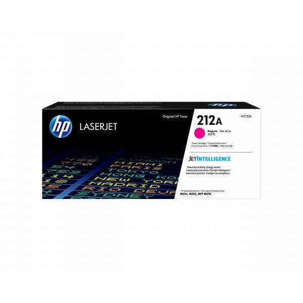 HP Cartuccia toner magenta originale LaserJet 212A (HP 212A MAGENTA TONER CART 4,500 PAGES)HpW2123A