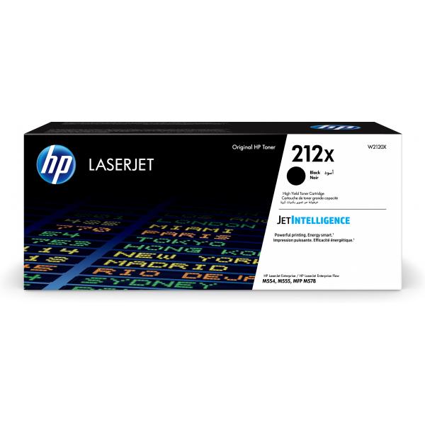 HP Cartuccia toner nero originale LaserJet 212X ad alta capacità (Toner HP 212X / W2120X Black)HpW2120X
