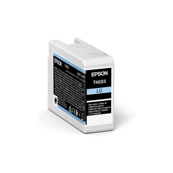 Epson Singlepack Light Cyan T46S5 UltraChrome Pro 10 ink 25ml (EPSON SC-P700 LIGHT CYAN INK T46S5)EpsonC13T46S500
