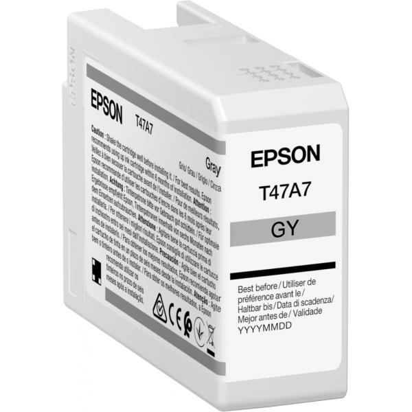 Epson T47A7 cartuccia d'inchiostro 1 pz Originale Grigio (SINGLEPACK GRAY T47A7 - )EpsonC13T47A700