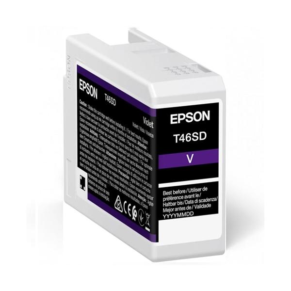 Epson Singlepack Violet T46SD UltraChrome Pro 10 ink 25ml (EPSON PRO10 VIOLET INK T46SD SC-P700)Epson8715946681016C13T46SD00