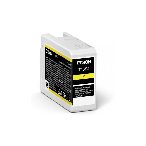 Epson Singlepack Yellow T46S4 UltraChrome Pro 10 ink 25ml (EPSON PRO10 YELLOW INK T46S4 SC-P700)EpsonC13T46S400