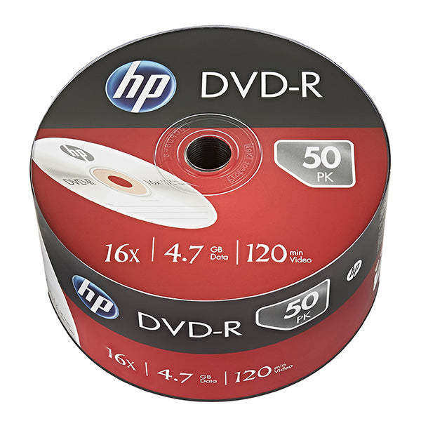 HP DVD-R 16X 50PK Bulk HP 4.7GBHp471021214219669303