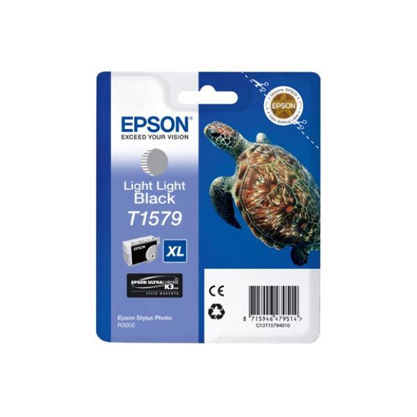 Epson Turtle Cartuccia Nero light light (EPSON R3000 LIGHT LIGHT BLACK ULTRACHROME K3 VM INK 25.9ML)EpsonC13T15794010