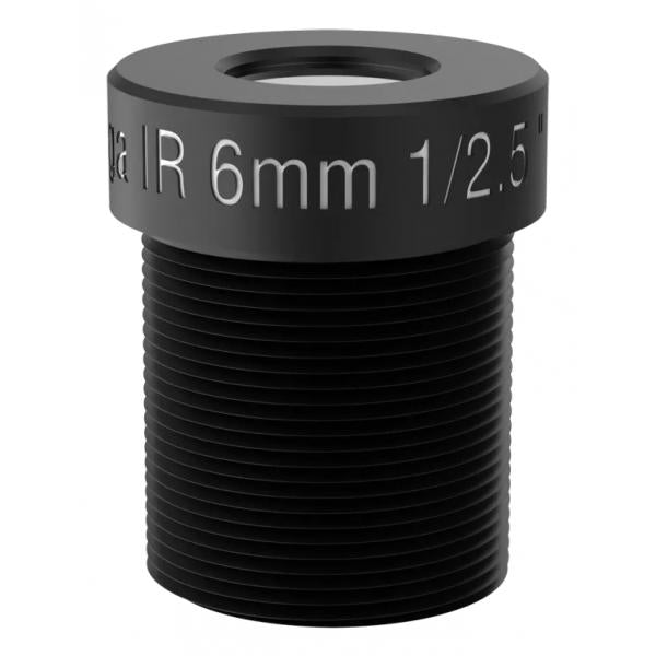 Axis 01813-001 obiettivo per fotocamera Telecamera IP Nero (LENS M12 6MM F2.0 4P - 01813-001, Image stabilizer, - M12 - Warranty: 60M)Axis733102106815501813-001