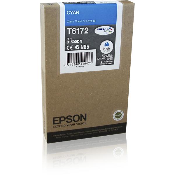 Epson Tanica Ciano (T6172 B-500DN HIGH CAPACITY CYAN)EpsonC13T617200