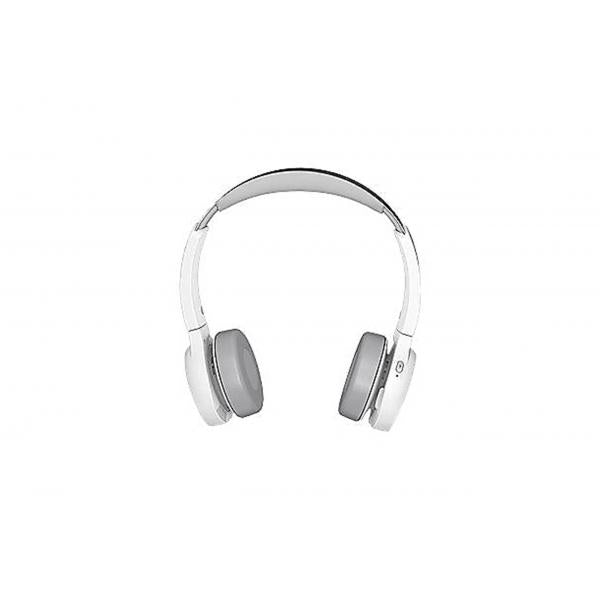 Cisco 730 Cuffie Con cavo e senza cavo A Padiglione Musica e Chiamate Bluetooth Base di ricarica Platino, Bianco (Cisco Headset 730 - Cuffie con microfono - over ear - Bluetooth - senza fili - eliminazione rumore attivata - platino - con supporto di ...