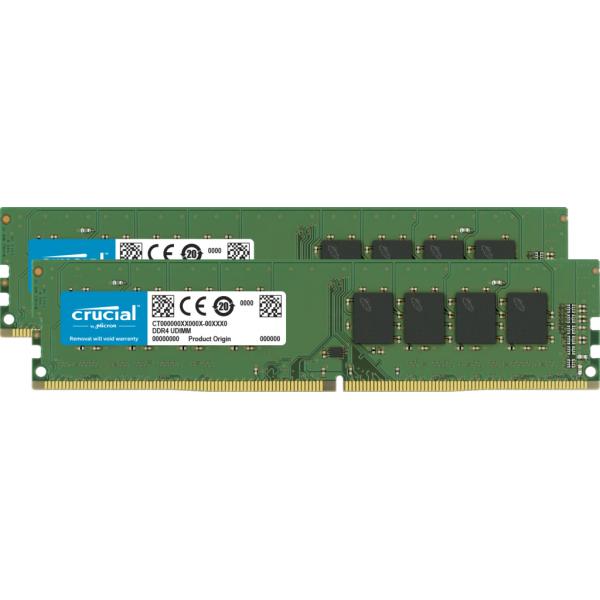Crucial CT2K16G4DFRA32A memoria 32 GB 2 x 16 GB DDR4 288-pin DIMM (Memory Module 32 Gb 2 X 16 Gb - Ddr4 3200 Mhz - Warranty: 12M)CrucialCT2K16G4DFRA32A