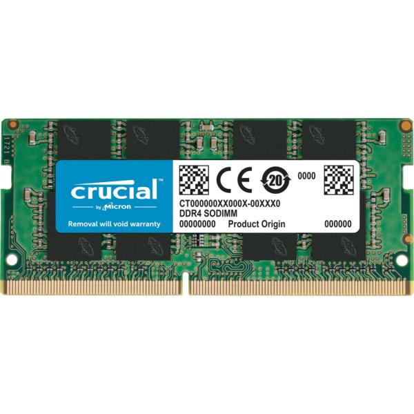 Crucial CT8G4SFRA32A memoria 8 GB 1 x 8 GB DDR4 260-pin SO-DIMM (CT8G4SFRA32A memory module 8 - GB 1 x 8 GB DDR4 3200 MHz - Crucial CT8G4SFRA32A, 8 GB, 1 x 8 GB, DDR4, 3200 MHz - Warranty: 12M)CrucialCT8G4SFRA32A