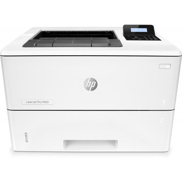 HP LaserJet Pro M501dn Bianco e nero Stampante, Solo Ethernet; Fronte/retro (HP LaserJet Pro M501dn - Printer - B/W - Duplex - laser - A4/Legal - 4800 x 600 dpi - up to 43 ppm - capacity: 650 sheets - USB 2.0, Gigabit LAN, USB 2.0 host)HpJ8H61A#B19