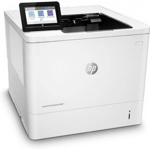 HP LaserJet Enterprise M611dn Bianco e nero Stampante, Solo Ethernet; Fronte/retro (LASERJET ENT M611DN - 61PPM 1200X1200DPI)Hp7PS84A#B19