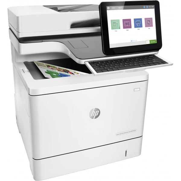 HP Color LaserJet Enterprise Flow LaserJet Enterprise Flow M578c Multifunction Colore Stampante, Solo Ethernet; Fotocopiatrice, scanner (Color Laserjet Enterprise - Flow Mfp M578C, Print, Copy, - Scan, Fax, Two-Sided Printing 100-Sheet Adf Energy Eff...